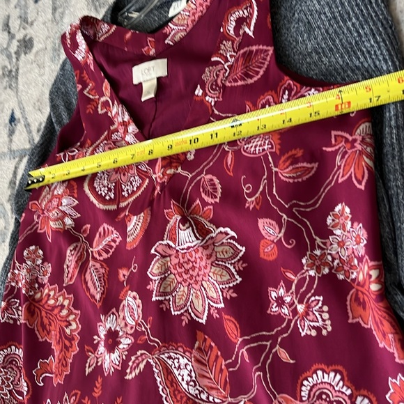 XS Loft GAP & Old Navy LOT 4 dresses velvety mauve long sleeve holiday, spandex - Picture 10 of 13